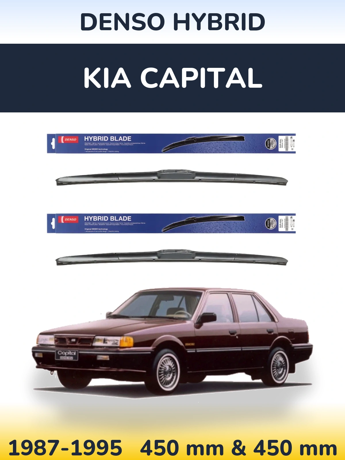 Ștergătoare Denso Hybrid pentru KIA Capital