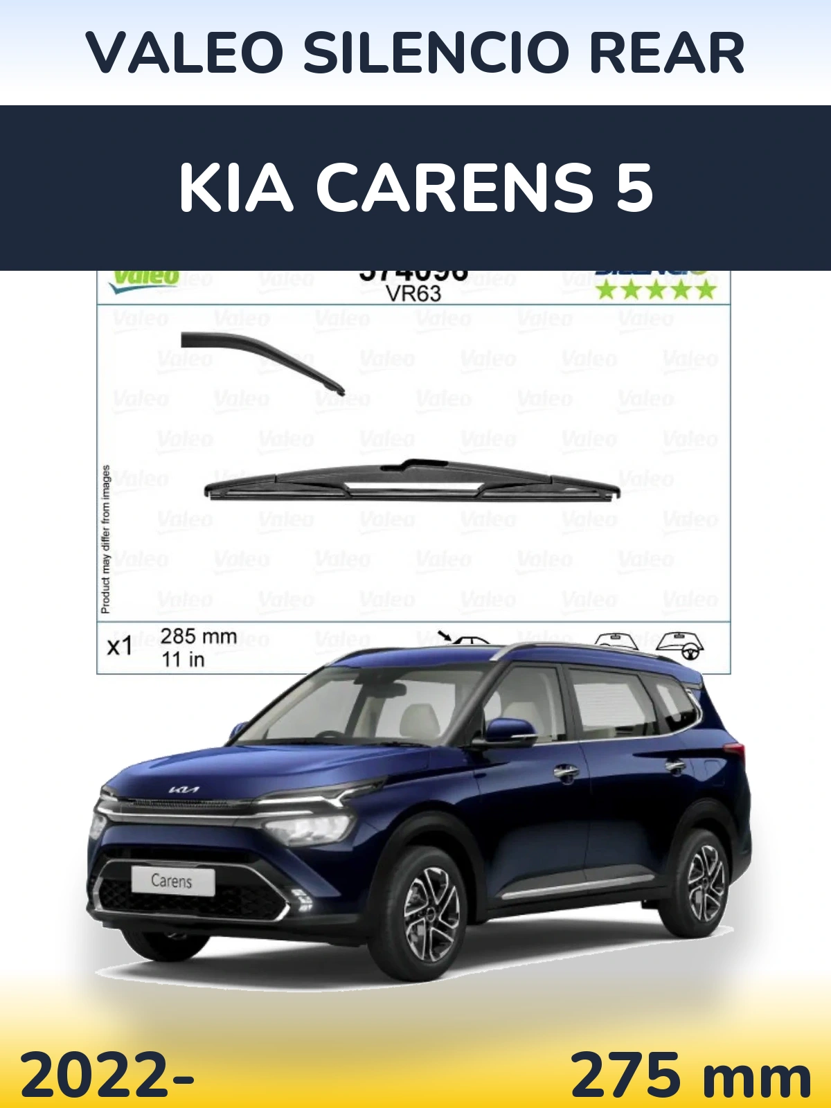 Ștergătoare Valeo Silencio Rear pentru KIA Carens 5