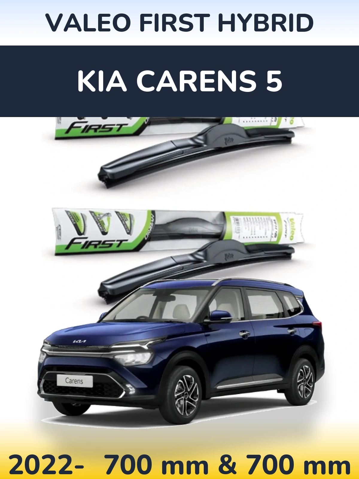 Ștergătoare Valeo First Hybrid pentru KIA Carens 5