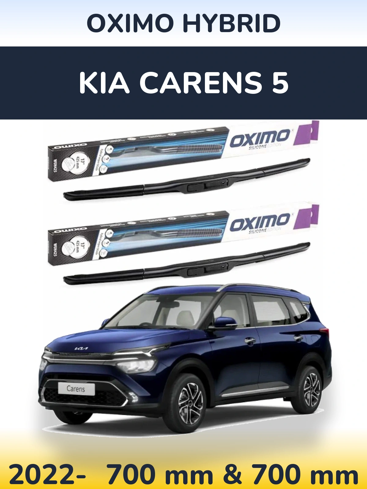 Ștergătoare Oximo Hybrid pentru KIA Carens 5