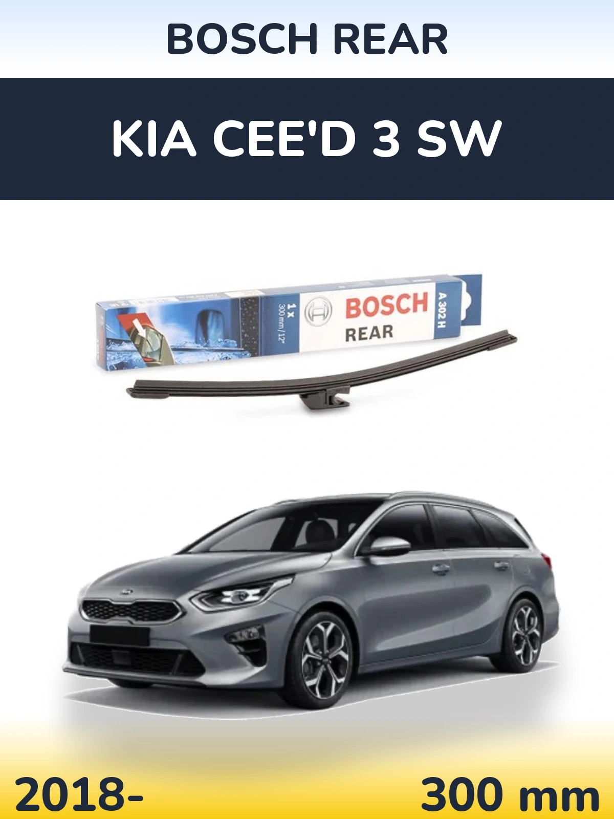 Ștergătoare BOSCH Rear pentru KIA Cee'd 3 SW