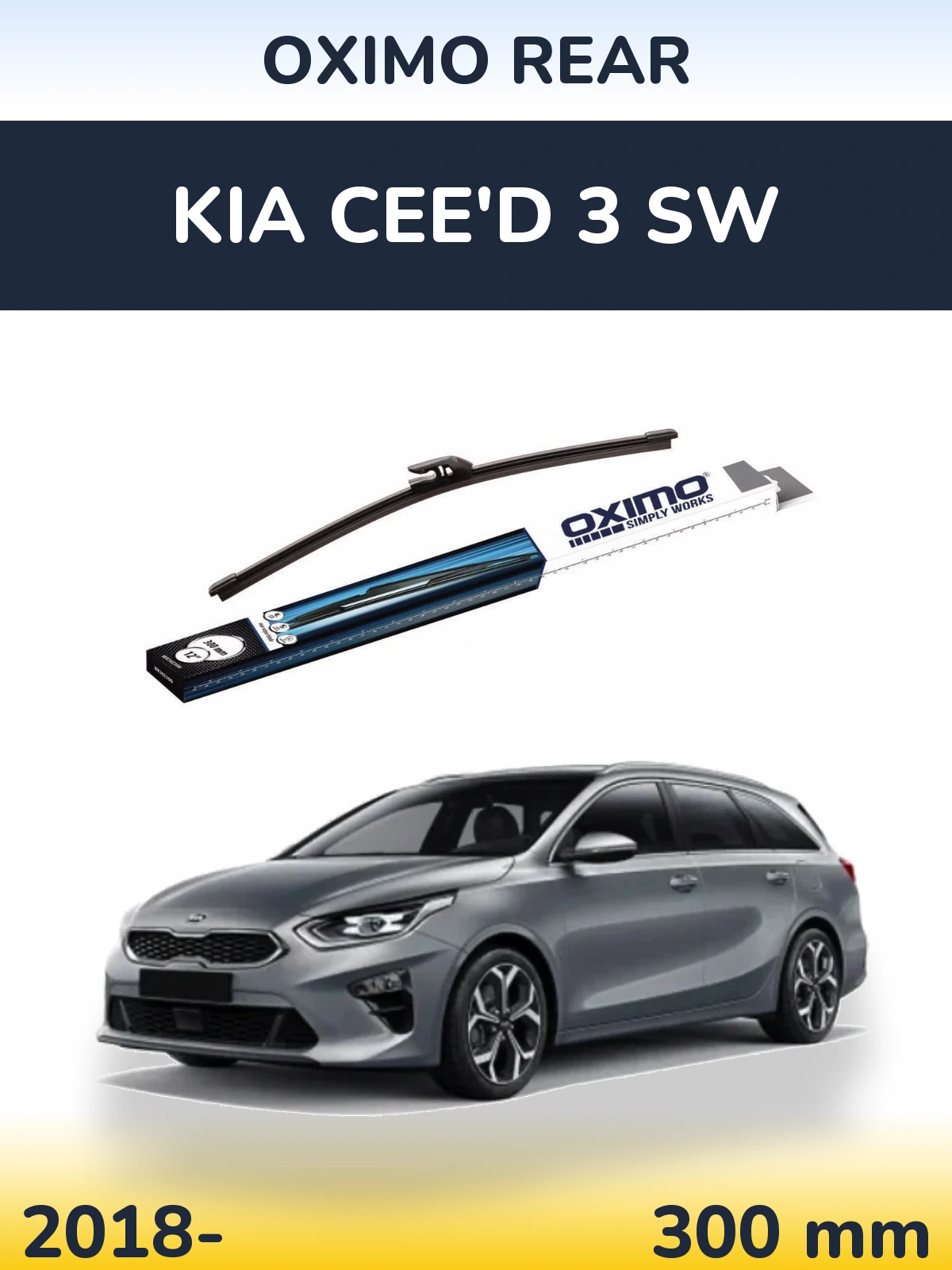 Ștergătoare Oximo Rear pentru KIA Cee'd 3 SW