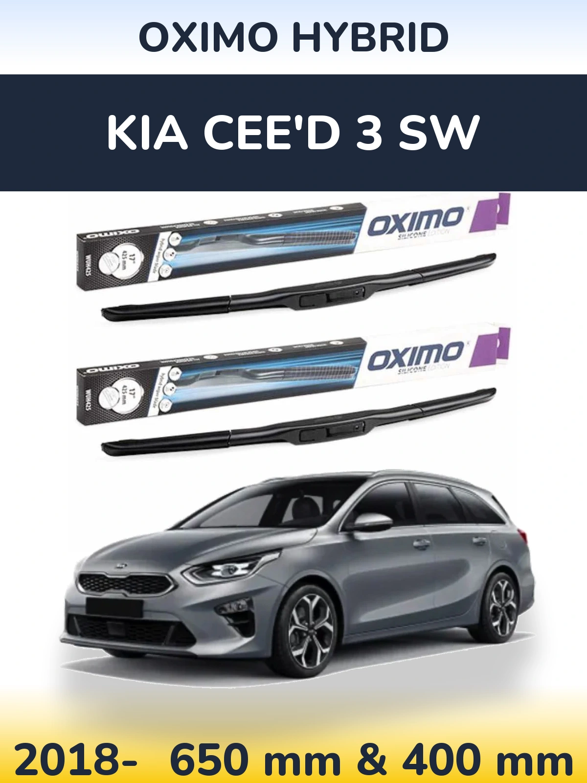 Ștergătoare Oximo Hybrid pentru KIA Cee'd 3 SW