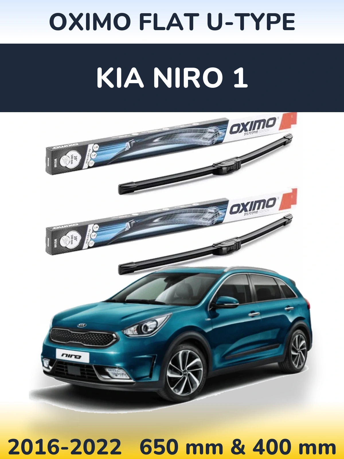 Ștergătoare Oximo Flat U-type pentru KIA Niro 1