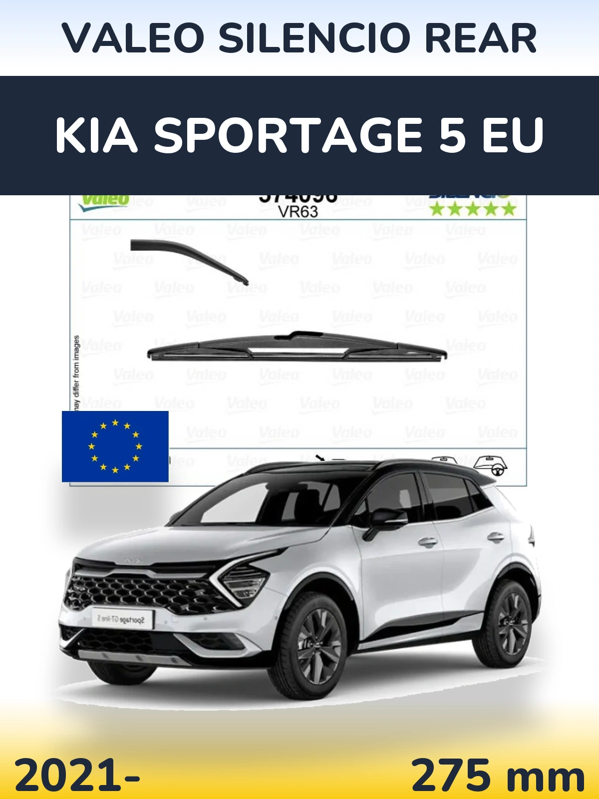 Ștergătoare Valeo Silencio Rear pentru KIA Sportage 5 EU