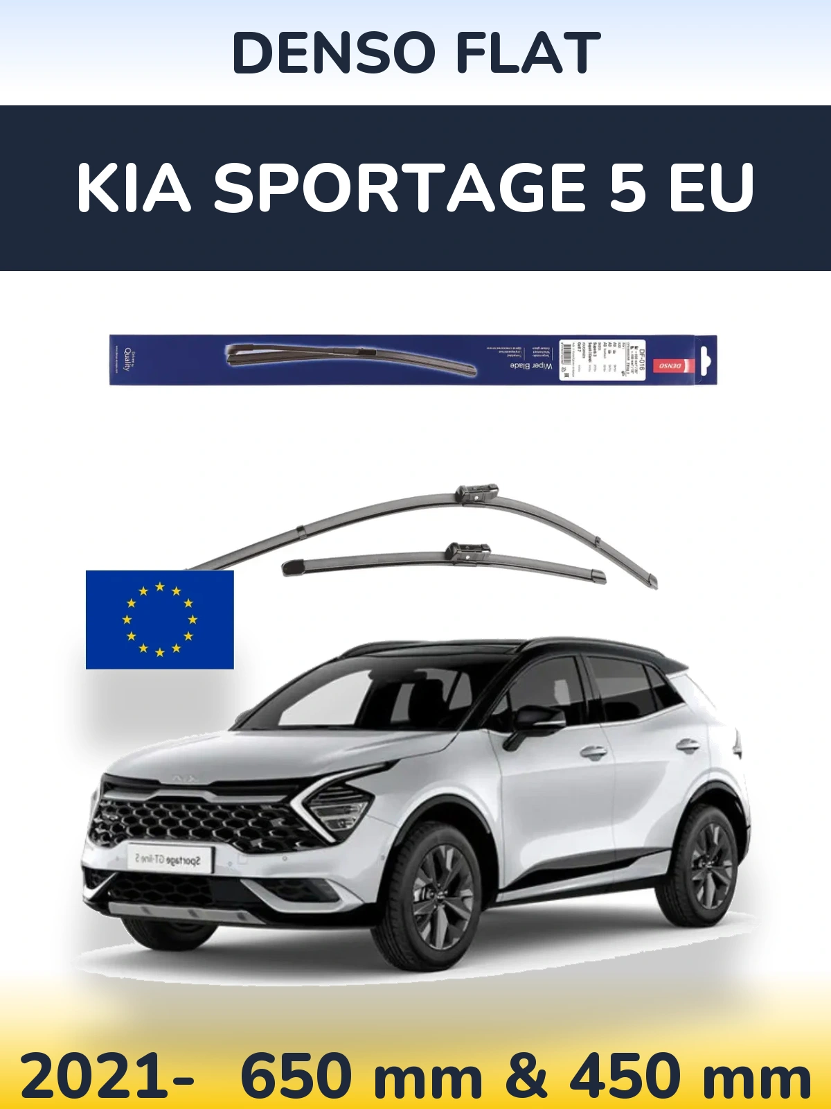 Ștergătoare Denso Flat pentru KIA Sportage 5 EU