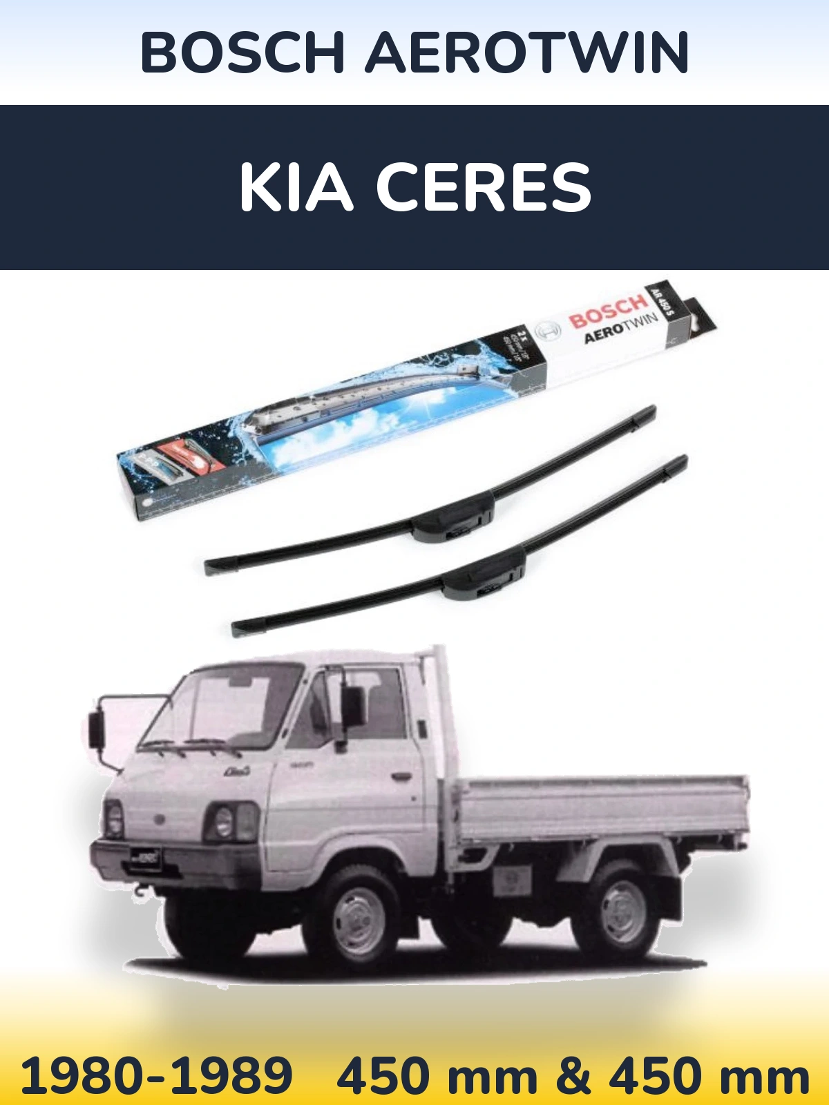 Ștergătoare BOSCH AeroTwin pentru KIA Ceres