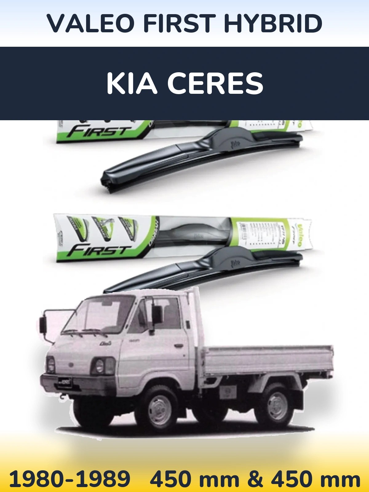 Ștergătoare Valeo First Hybrid pentru KIA Ceres