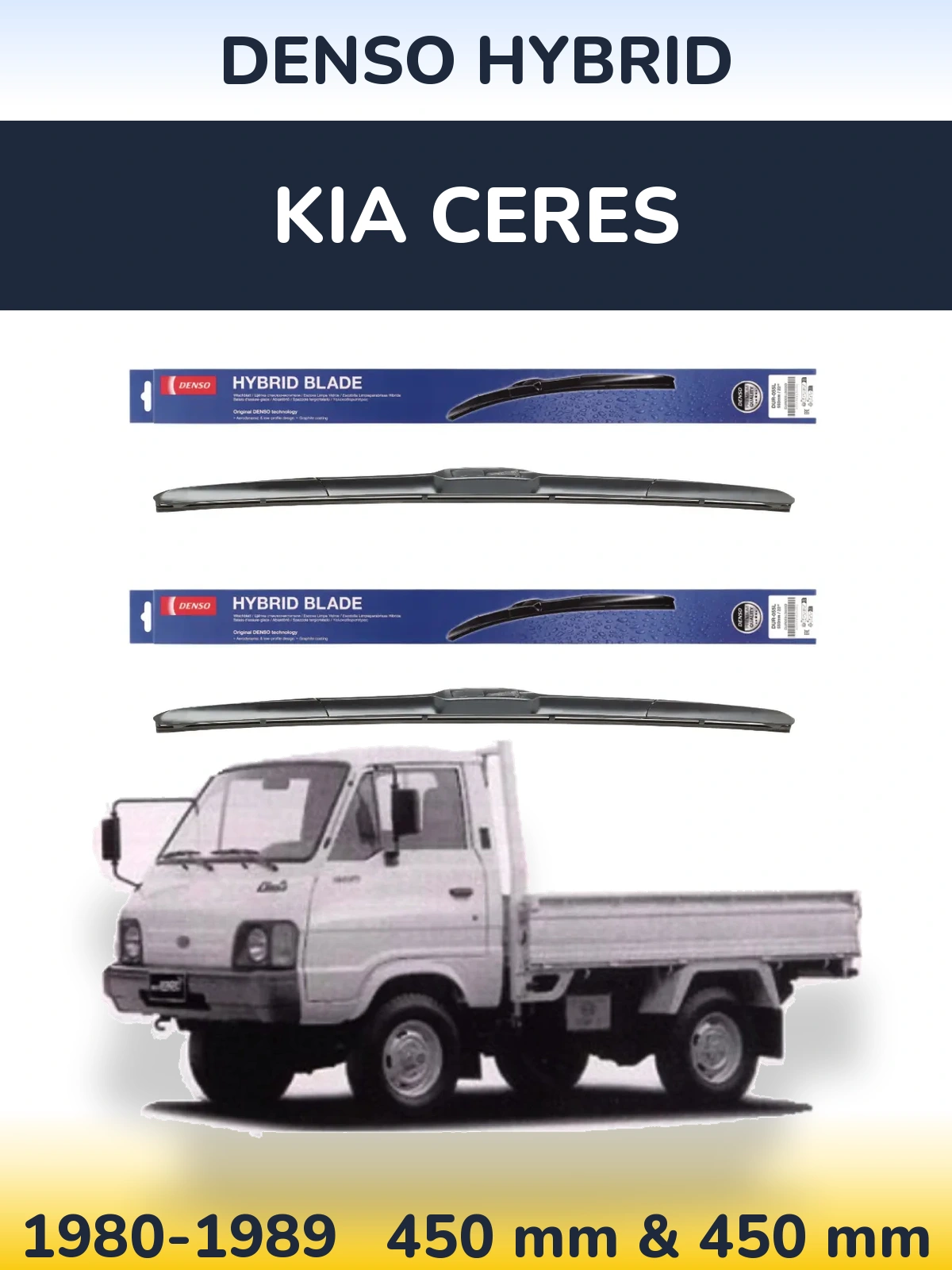Ștergătoare Denso Hybrid pentru KIA Ceres