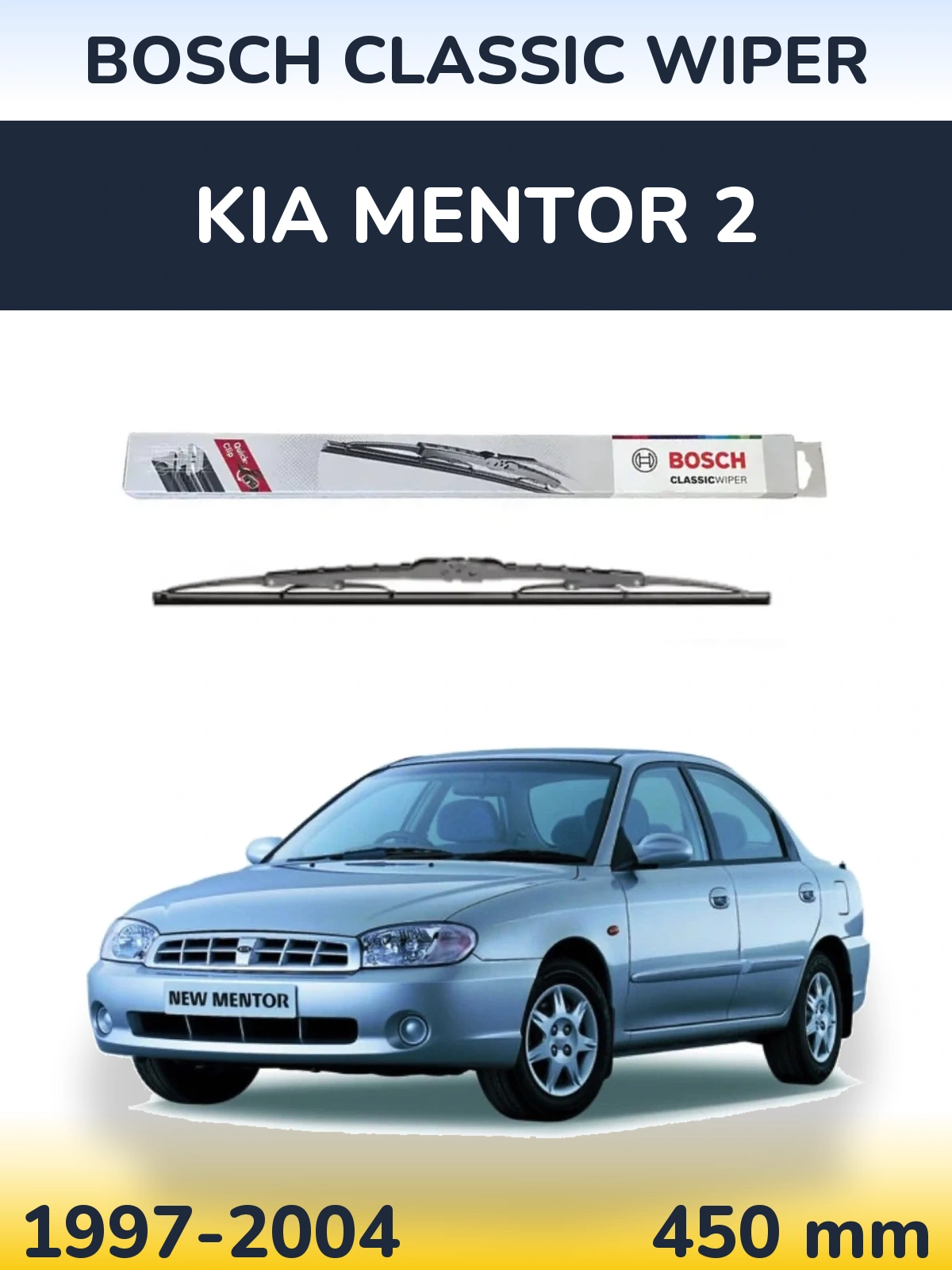 Ștergătoare BOSCH Classic Wiper pentru KIA Mentor 2