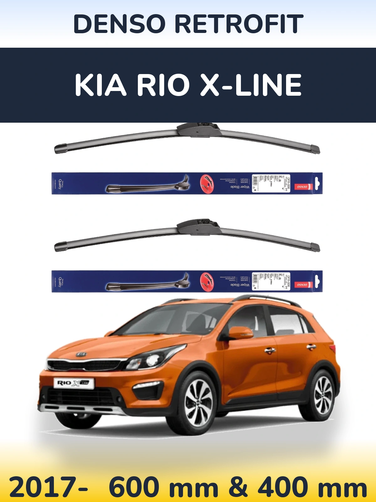Ștergătoare Denso Retrofit pentru KIA Rio X-Line