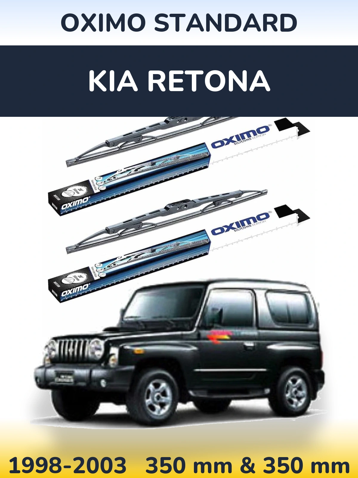 Ștergătoare Oximo Standard pentru KIA Retona