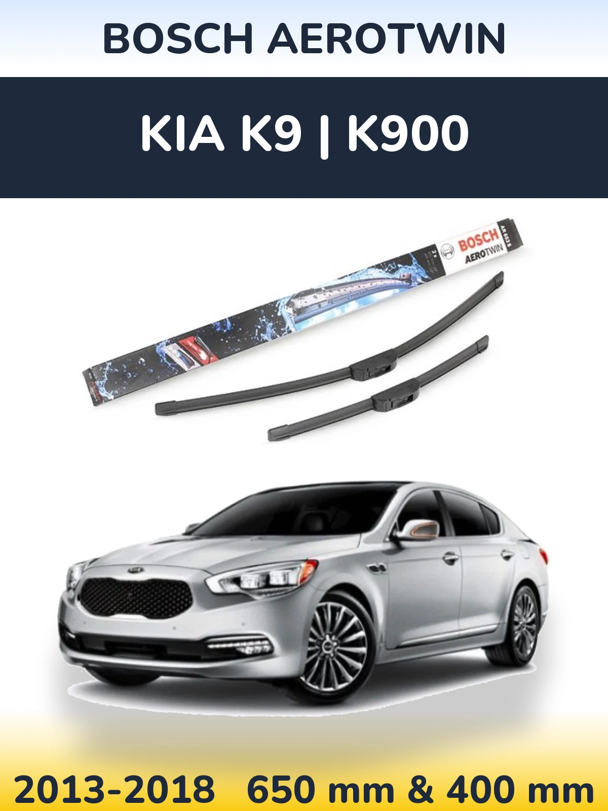 Ștergătoare BOSCH AeroTwin pentru KIA K9 | K900