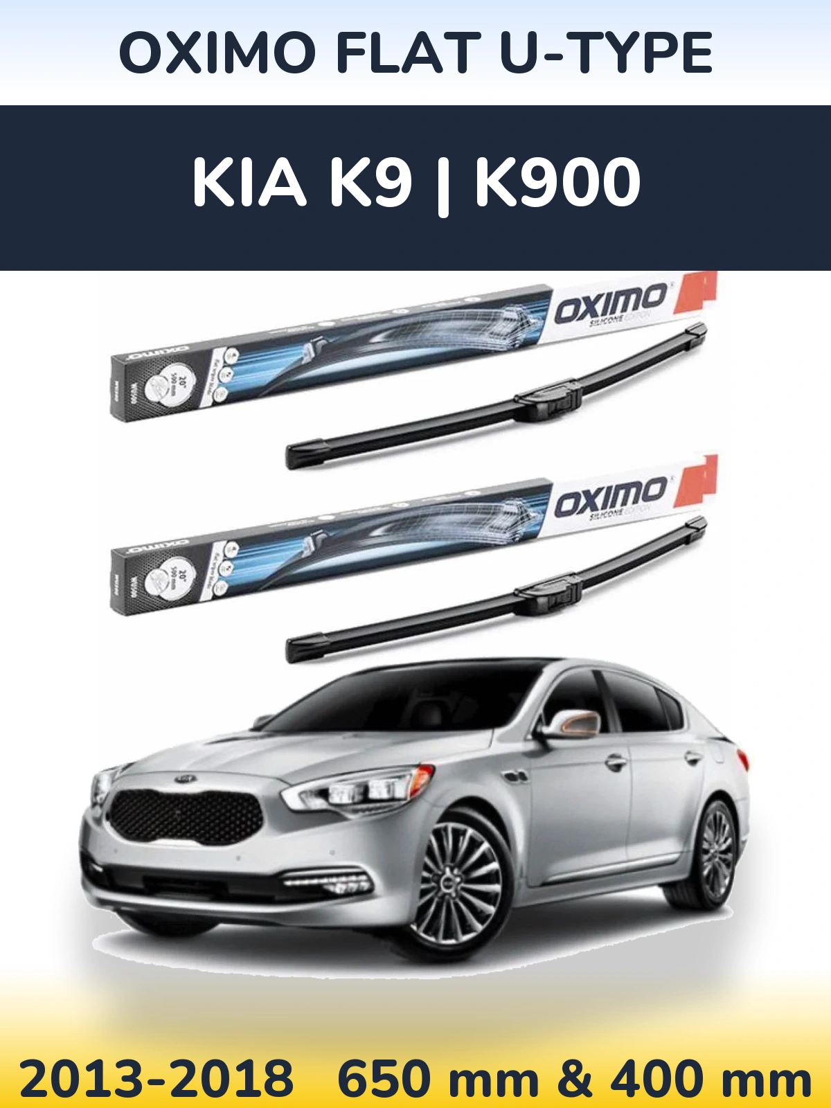 Ștergătoare Oximo Flat U-type pentru KIA K9 | K900