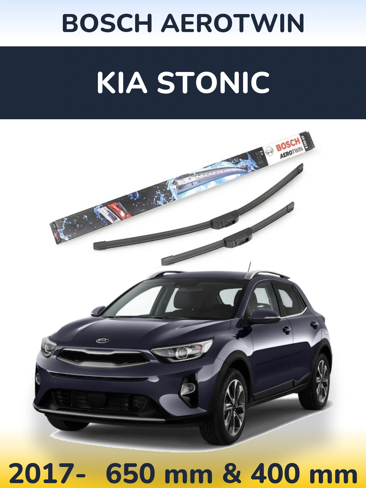 Ștergătoare BOSCH AeroTwin pentru KIA Stonic