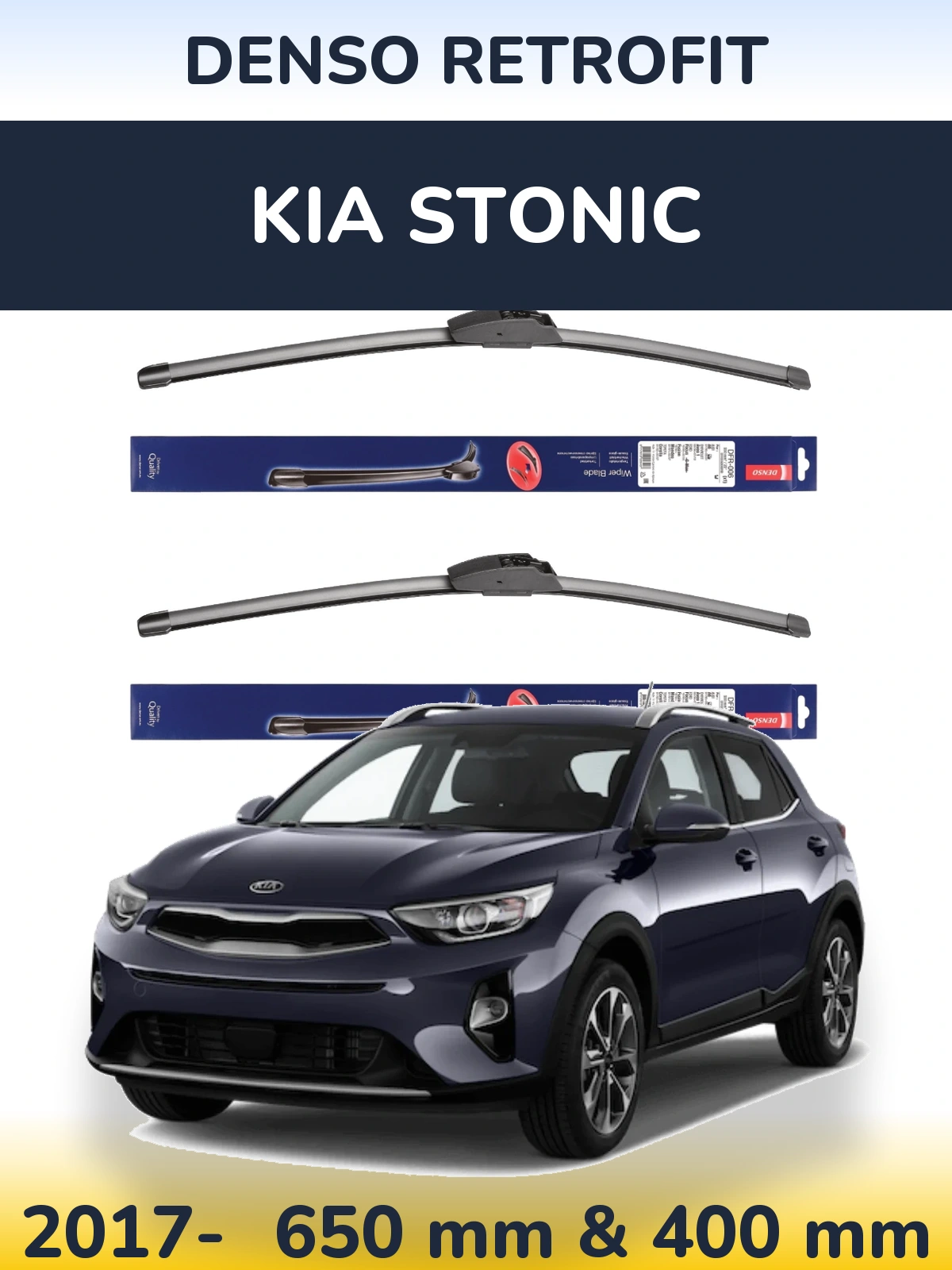 Ștergătoare Denso Retrofit pentru KIA Stonic
