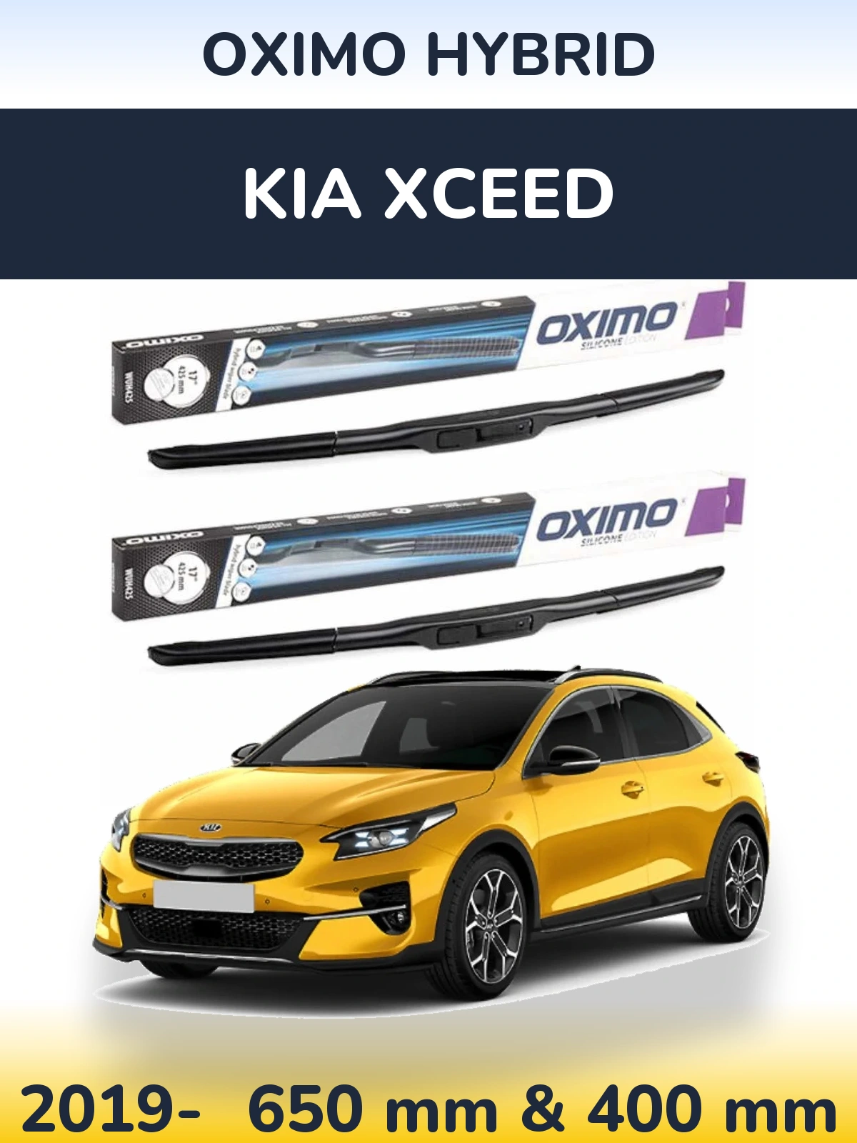 Ștergătoare Oximo Hybrid pentru KIA XCeed