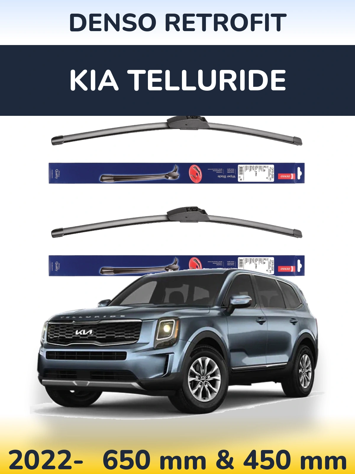 Ștergătoare Denso Retrofit pentru KIA Telluride