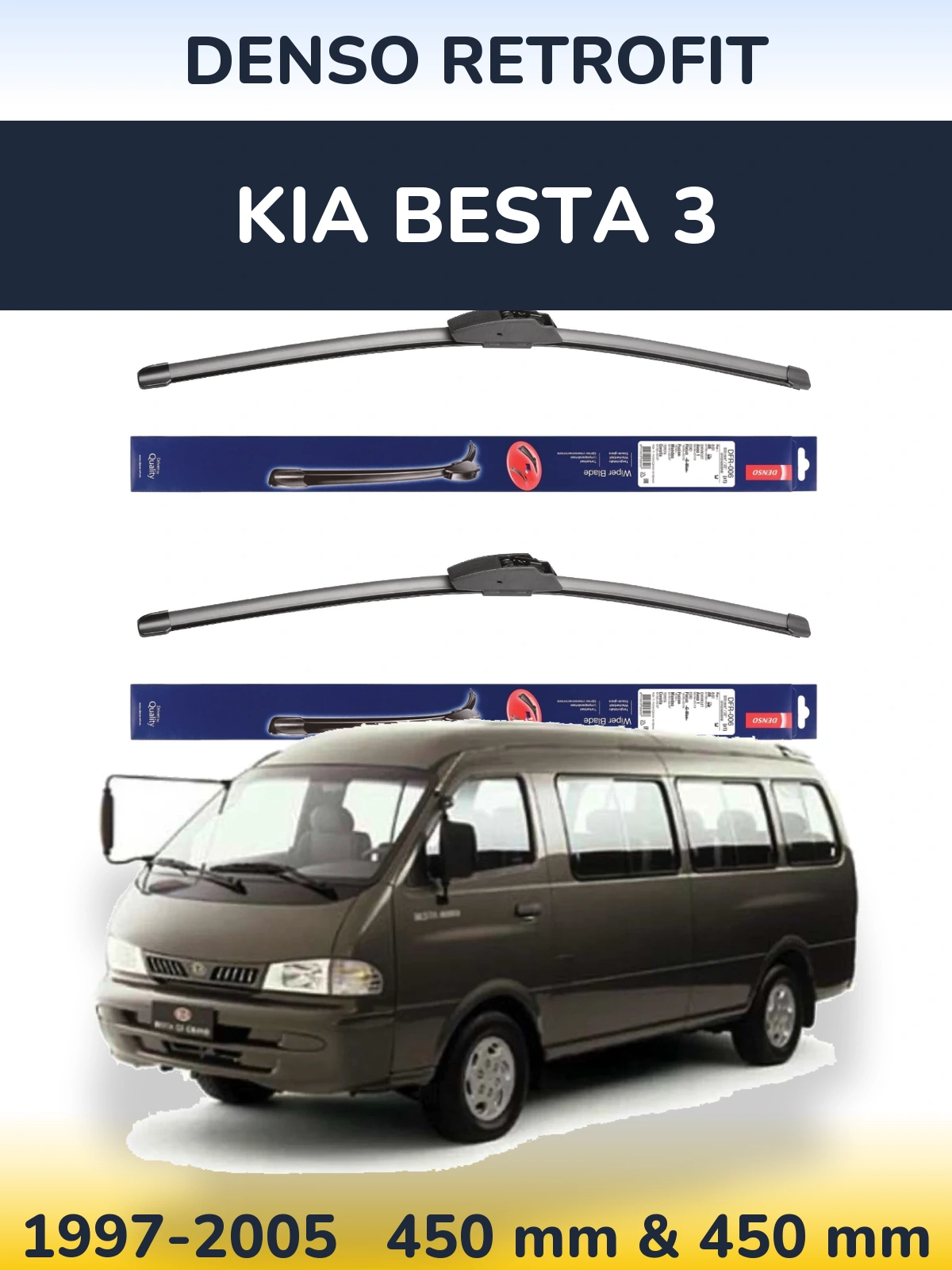 Ștergătoare Denso Retrofit pentru KIA Besta 3