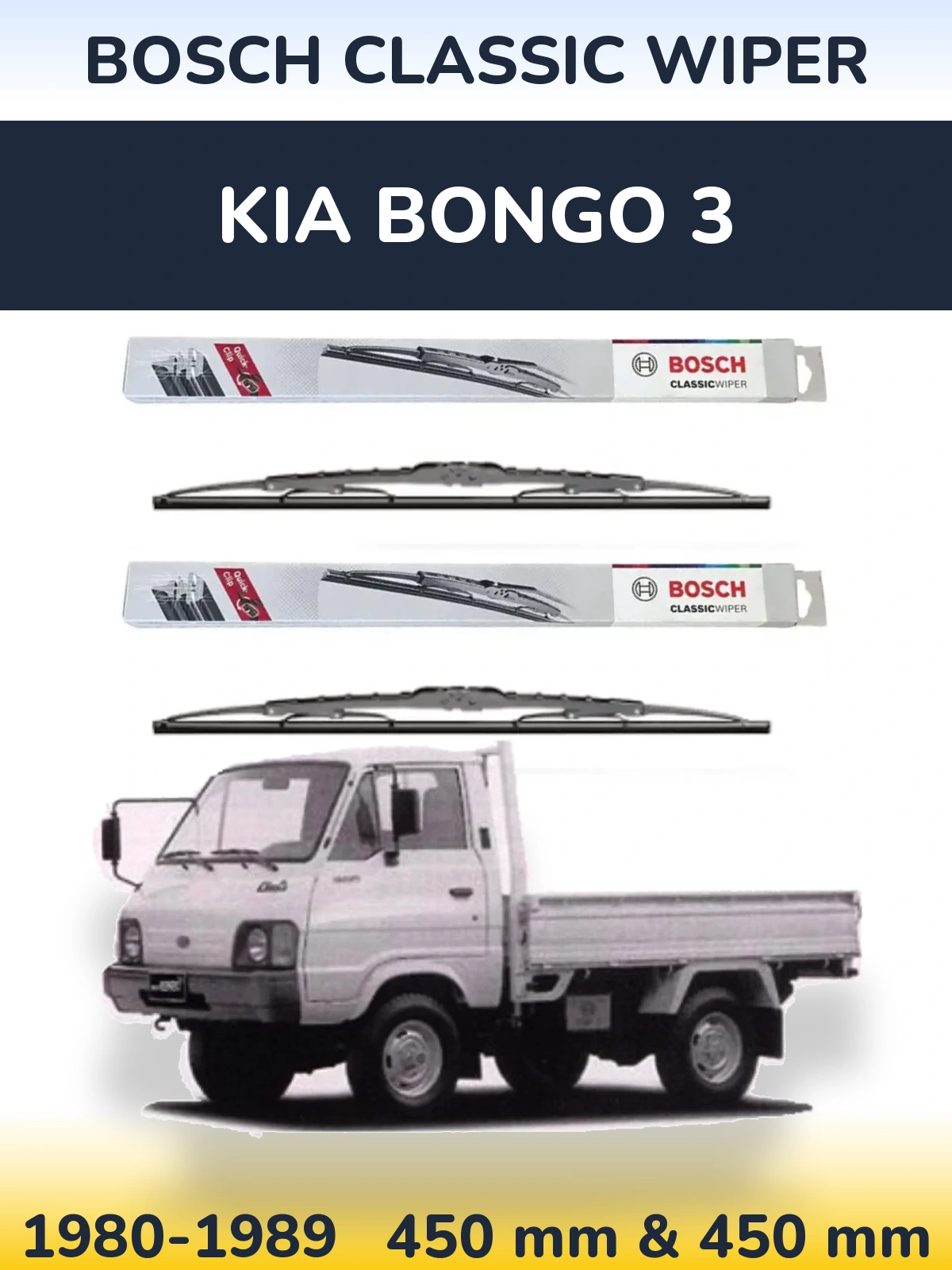 Ștergătoare BOSCH Classic Wiper pentru KIA Bongo 3