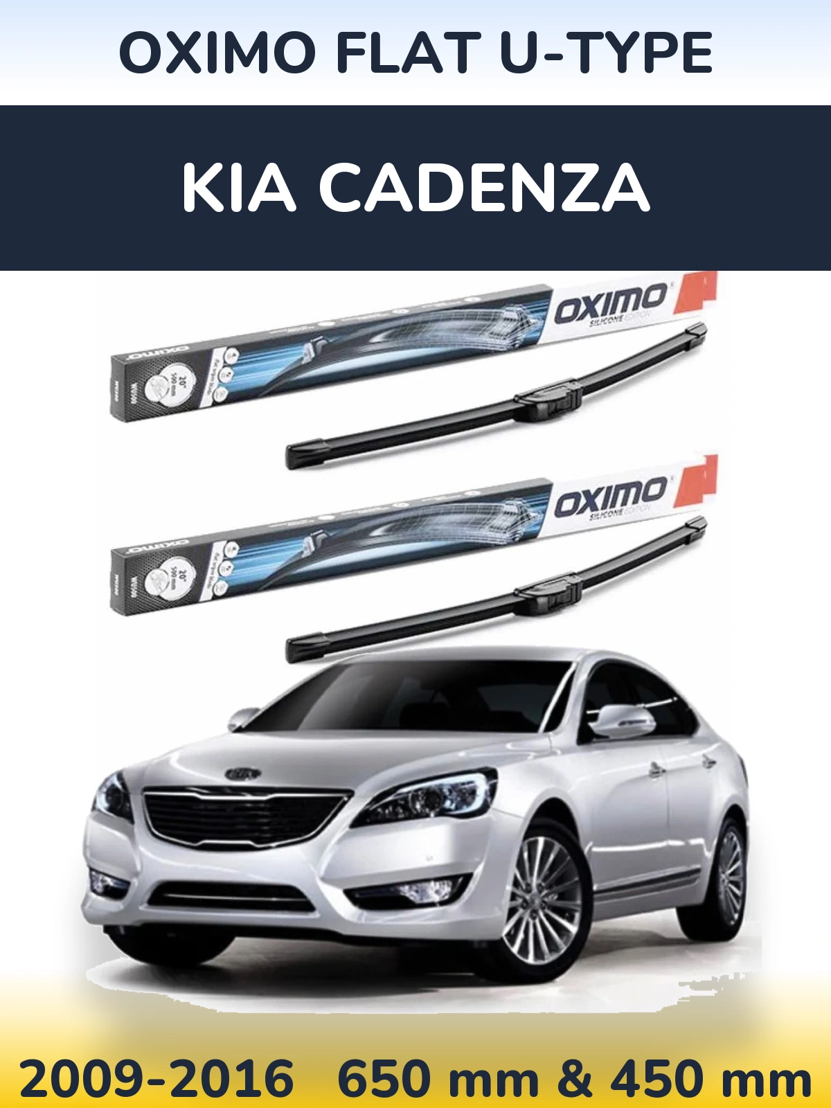 Ștergătoare Oximo Flat U-type pentru KIA Cadenza