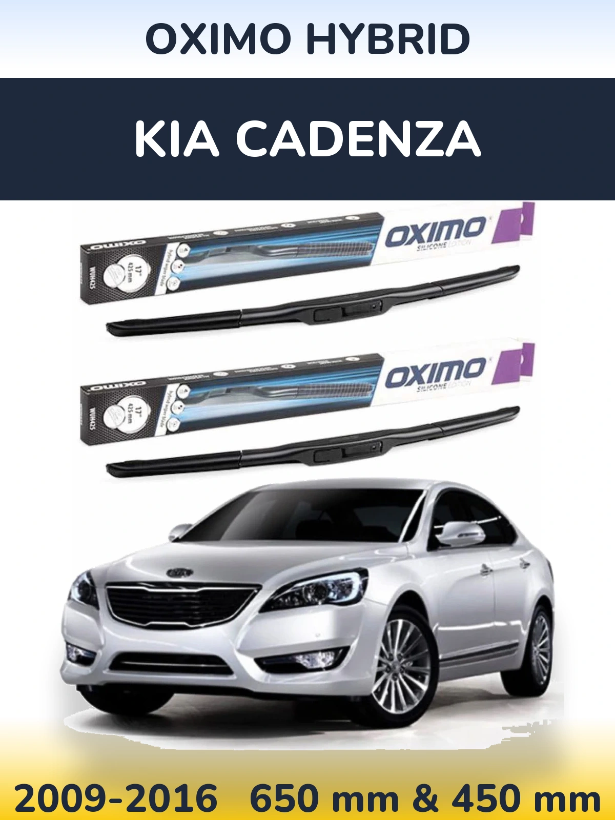 Ștergătoare Oximo Hybrid pentru KIA Cadenza
