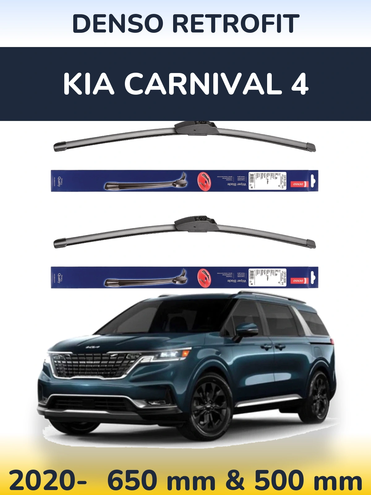 Ștergătoare Denso Retrofit pentru KIA Carnival 4