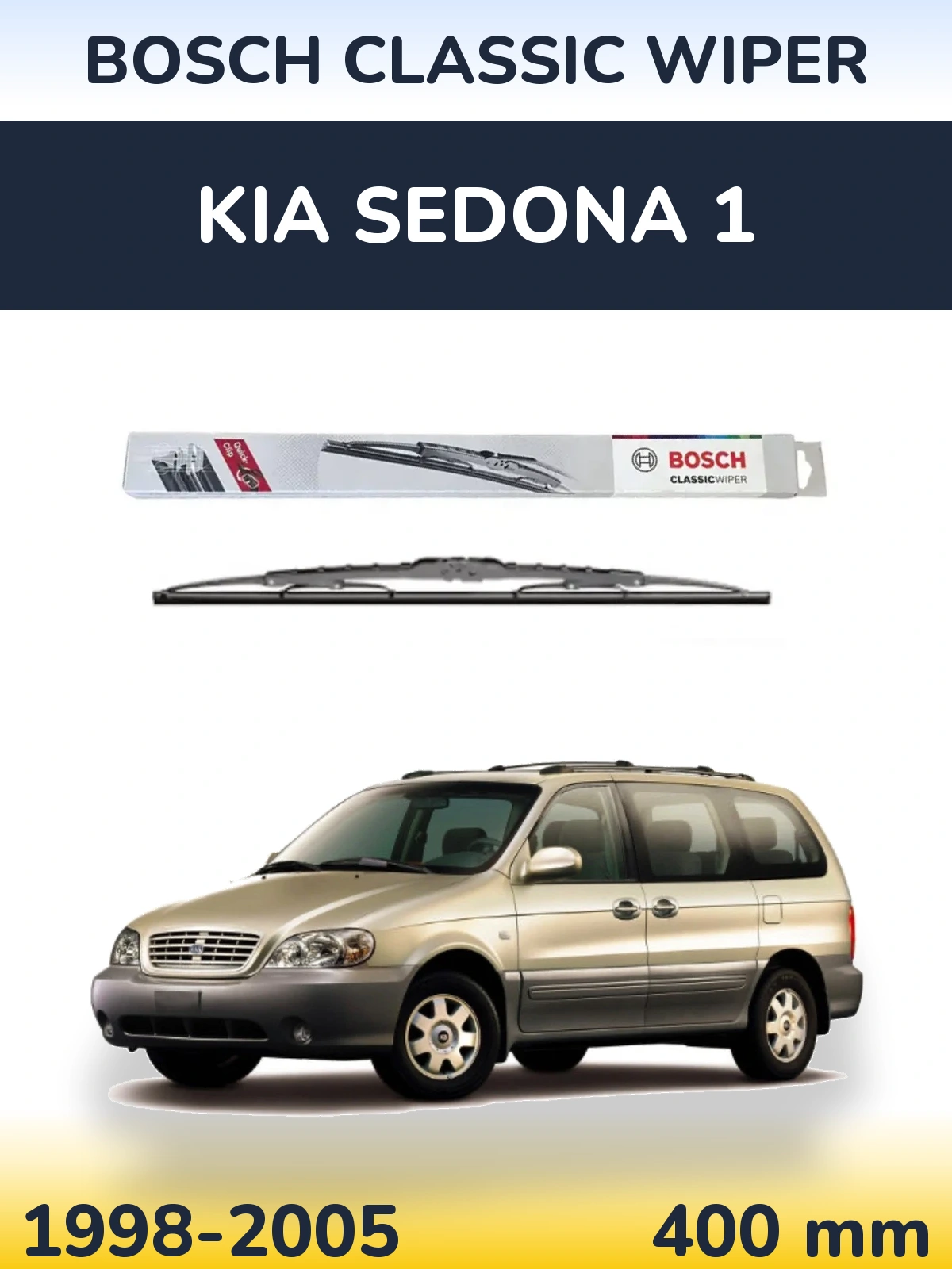 Ștergătoare BOSCH Classic Wiper pentru KIA Sedona 1