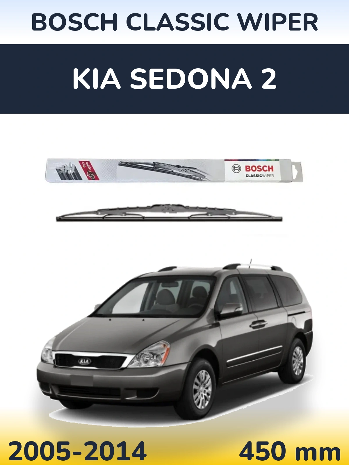 Ștergătoare BOSCH Classic Wiper pentru KIA Sedona 2