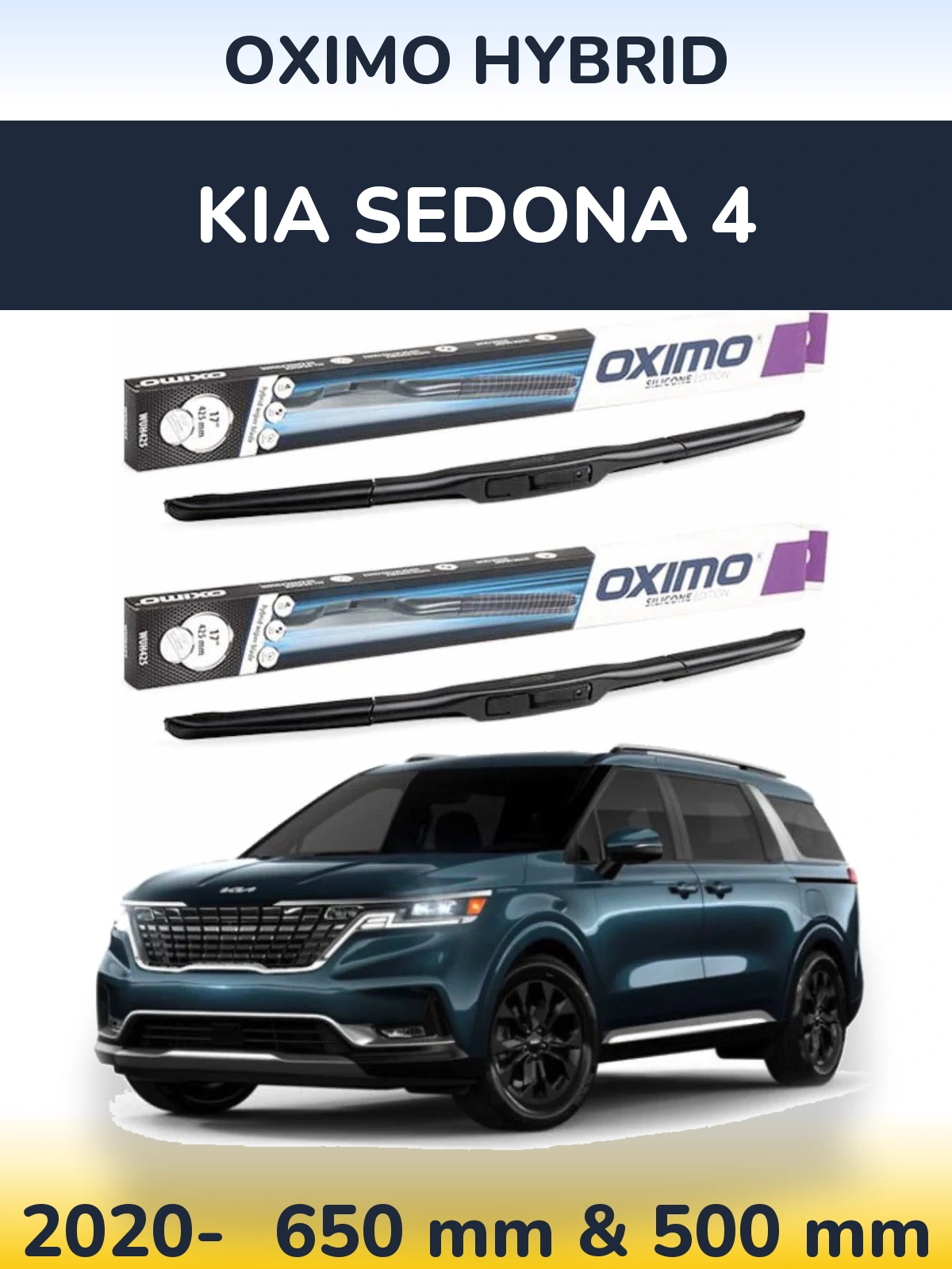Ștergătoare Oximo Hybrid pentru KIA Sedona 4