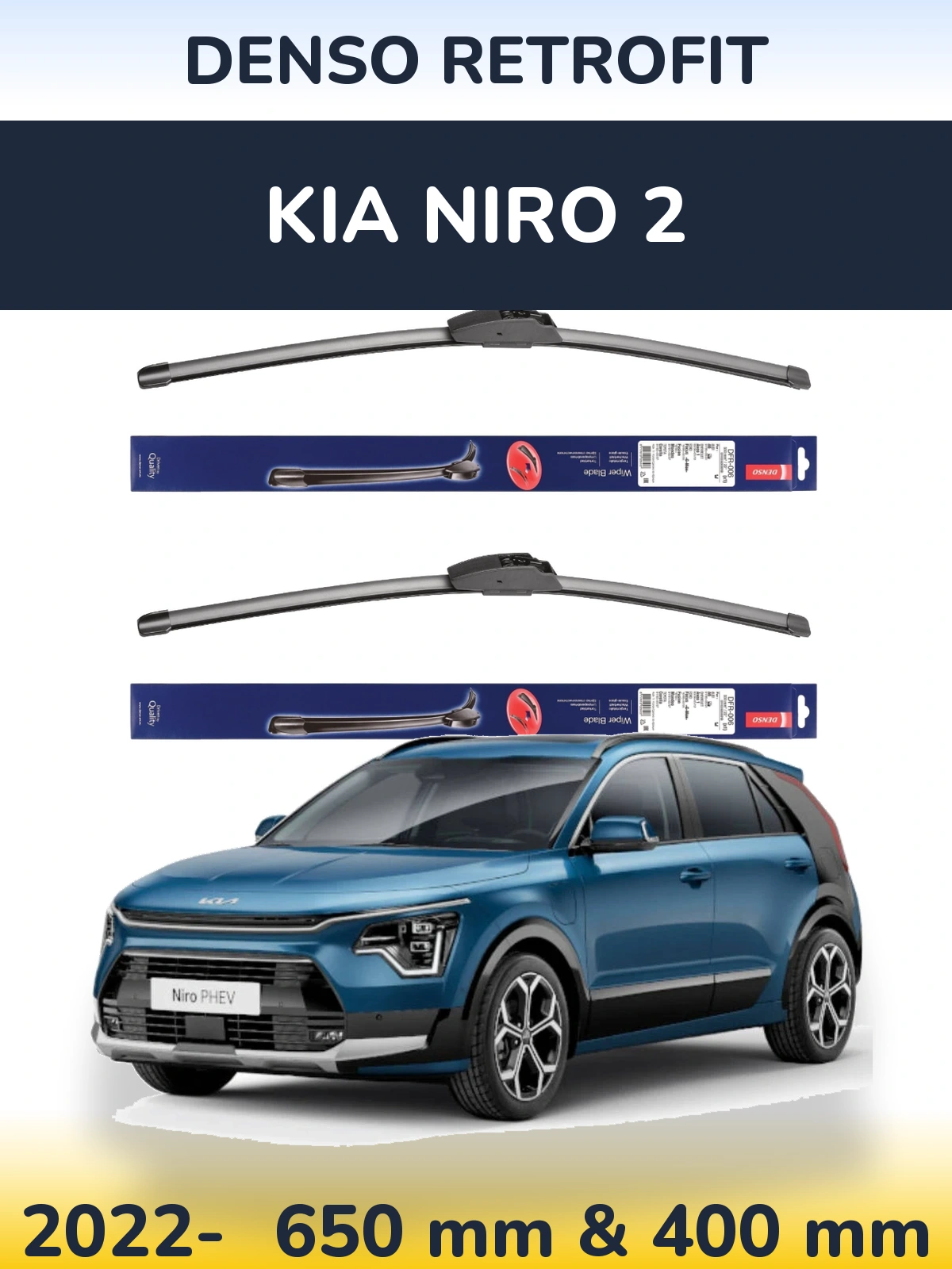 Ștergătoare Denso Retrofit pentru KIA Niro 2