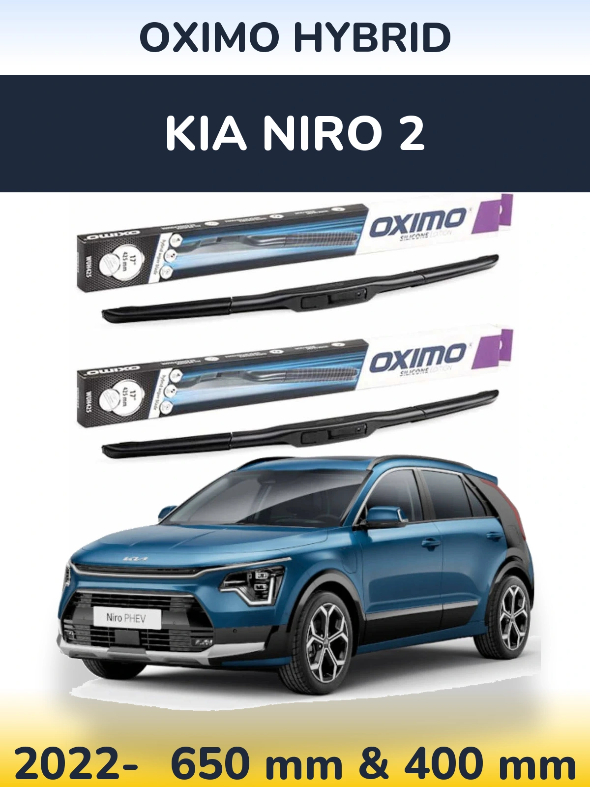 Ștergătoare Oximo Hybrid pentru KIA Niro 2