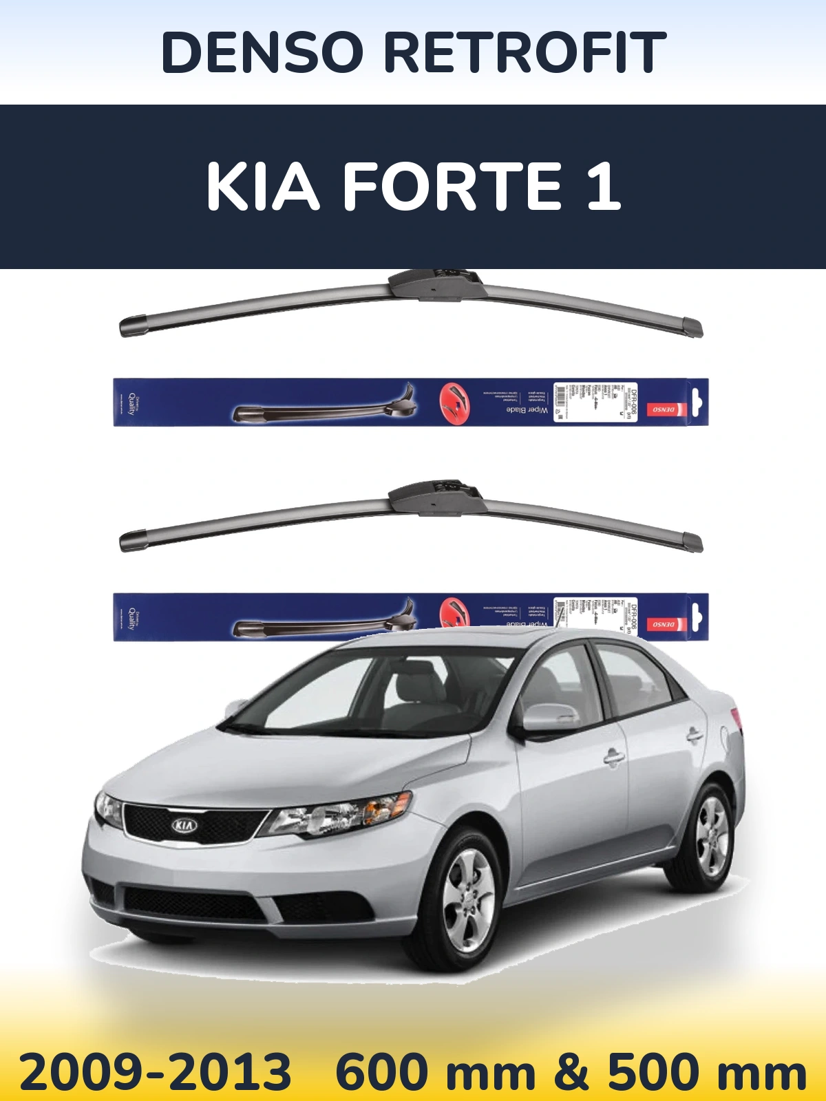 Ștergătoare Denso Retrofit pentru KIA Forte 1