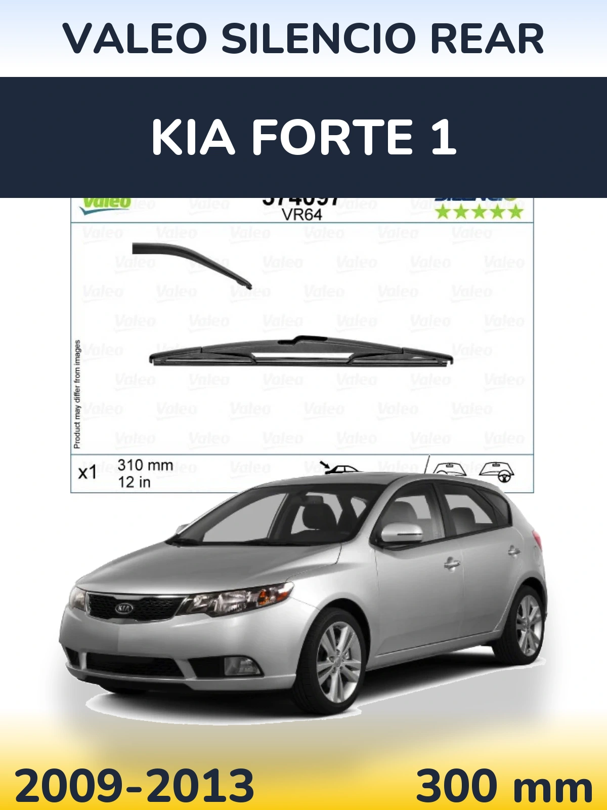 Ștergătoare Valeo Silencio Rear pentru KIA Forte 1