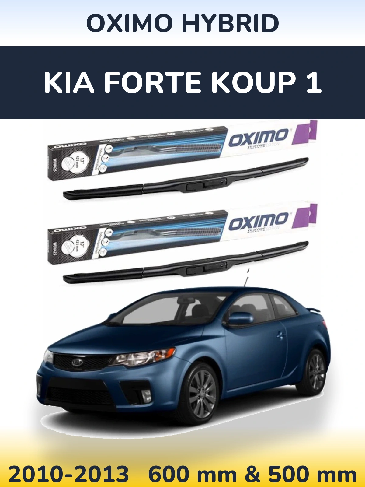 Ștergătoare Oximo Hybrid pentru KIA Forte Koup 1