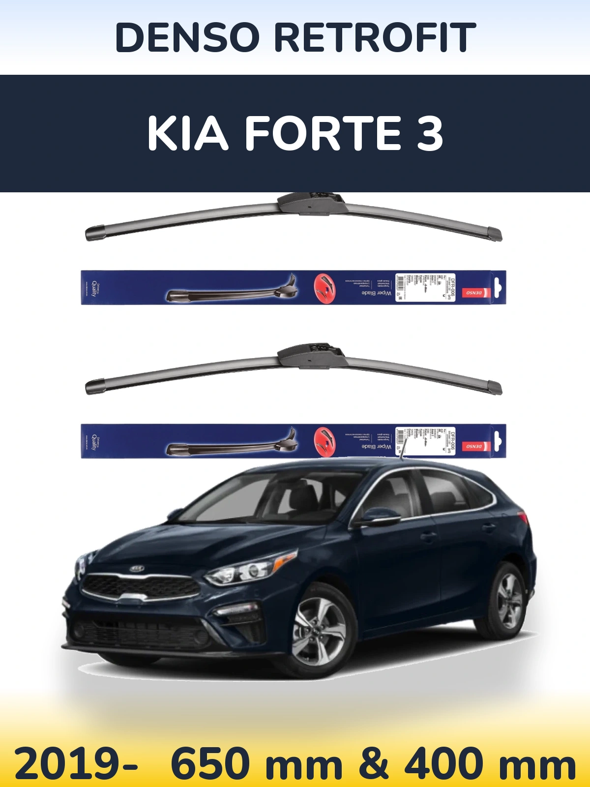Ștergătoare Denso Retrofit pentru KIA Forte 3