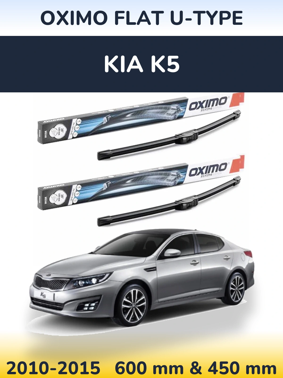 Ștergătoare Oximo Flat U-type pentru KIA K5