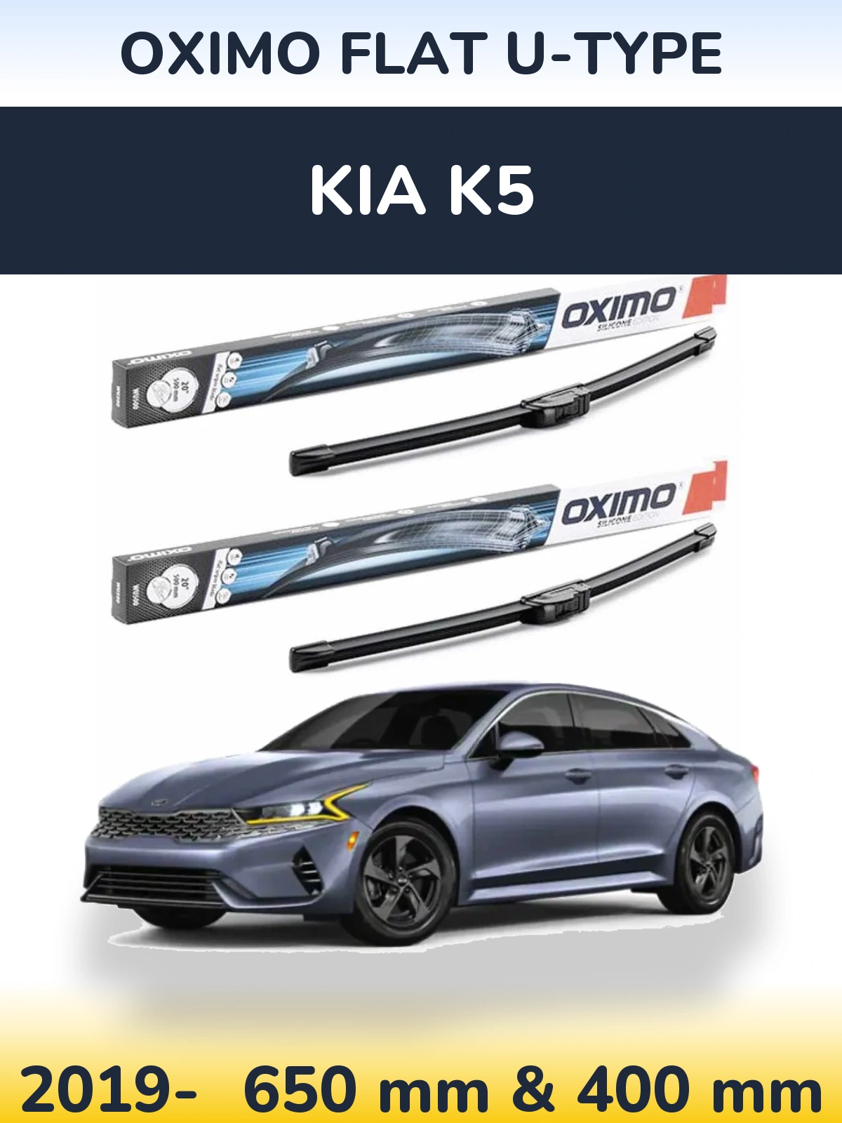 Ștergătoare Oximo Flat U-type pentru KIA K5