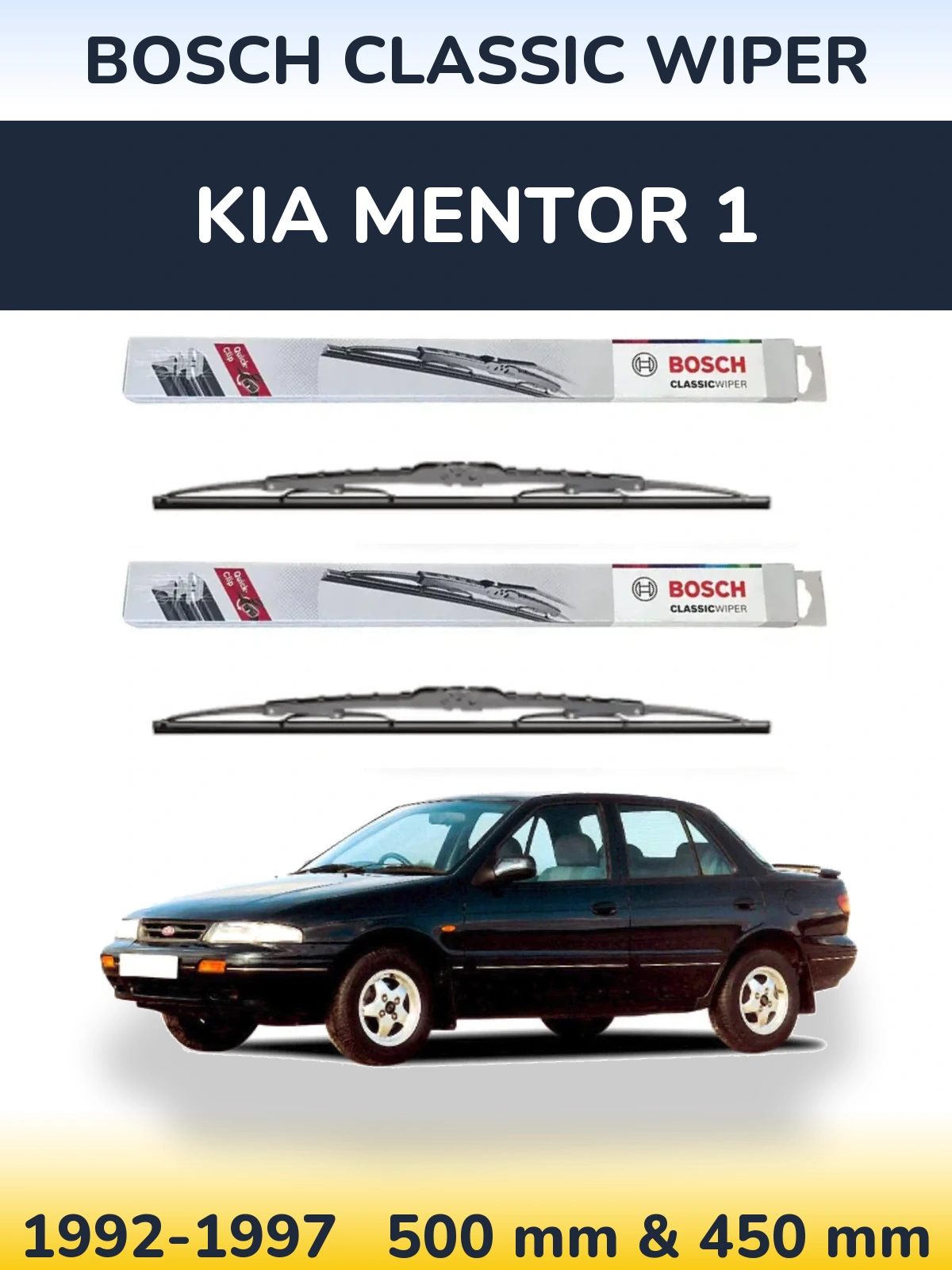 Ștergătoare BOSCH Classic Wiper pentru KIA Mentor 1
