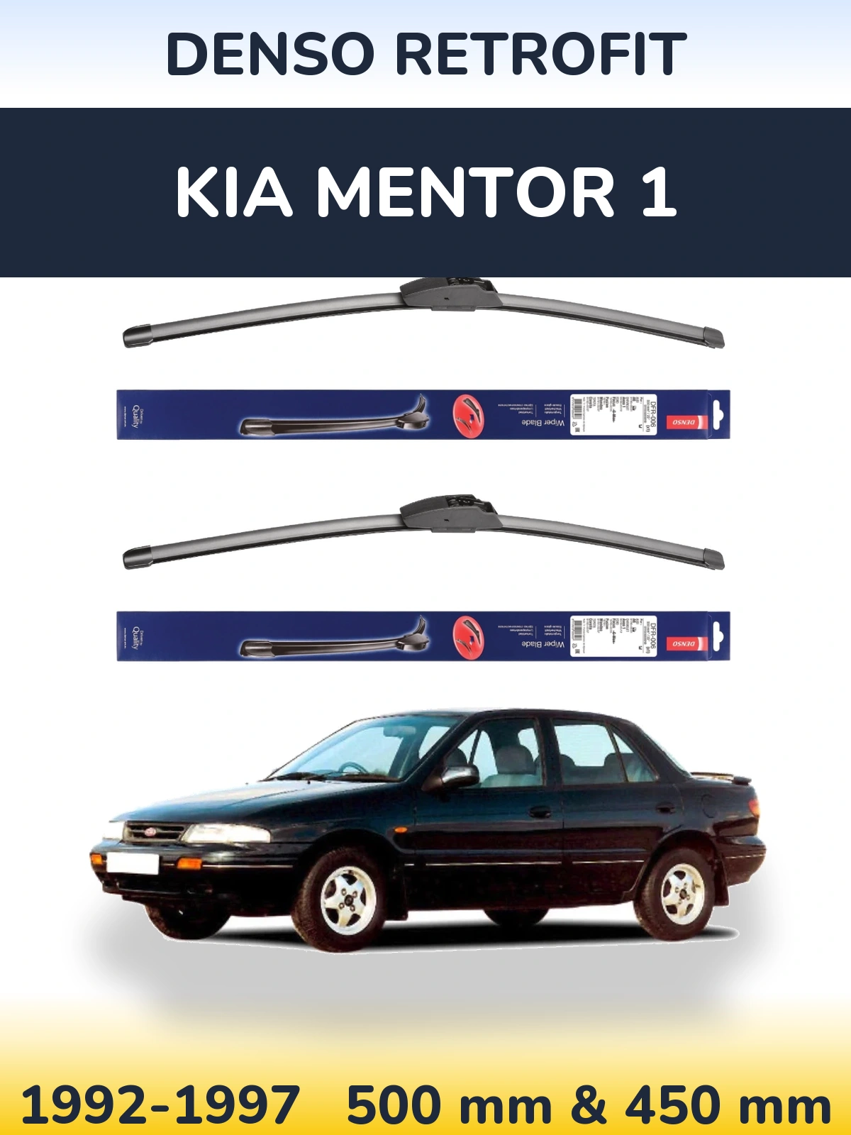 Ștergătoare Denso Retrofit pentru KIA Mentor 1
