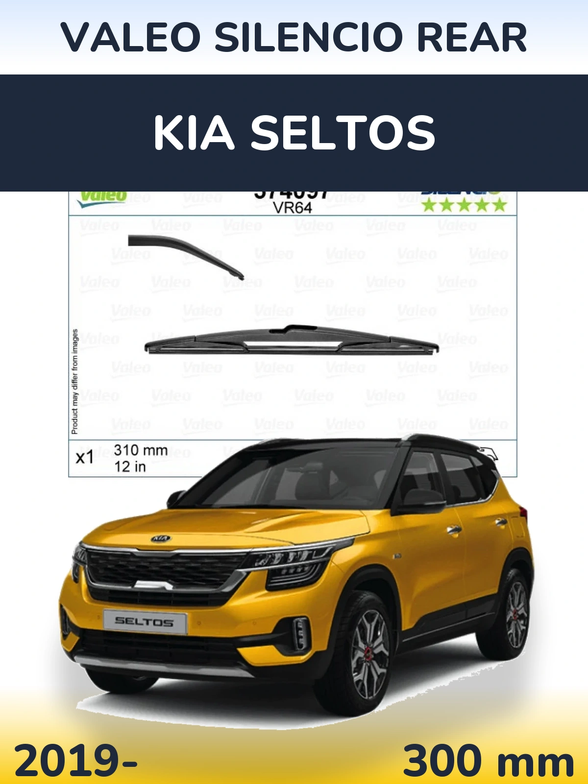 Ștergătoare Valeo Silencio Rear pentru KIA Seltos