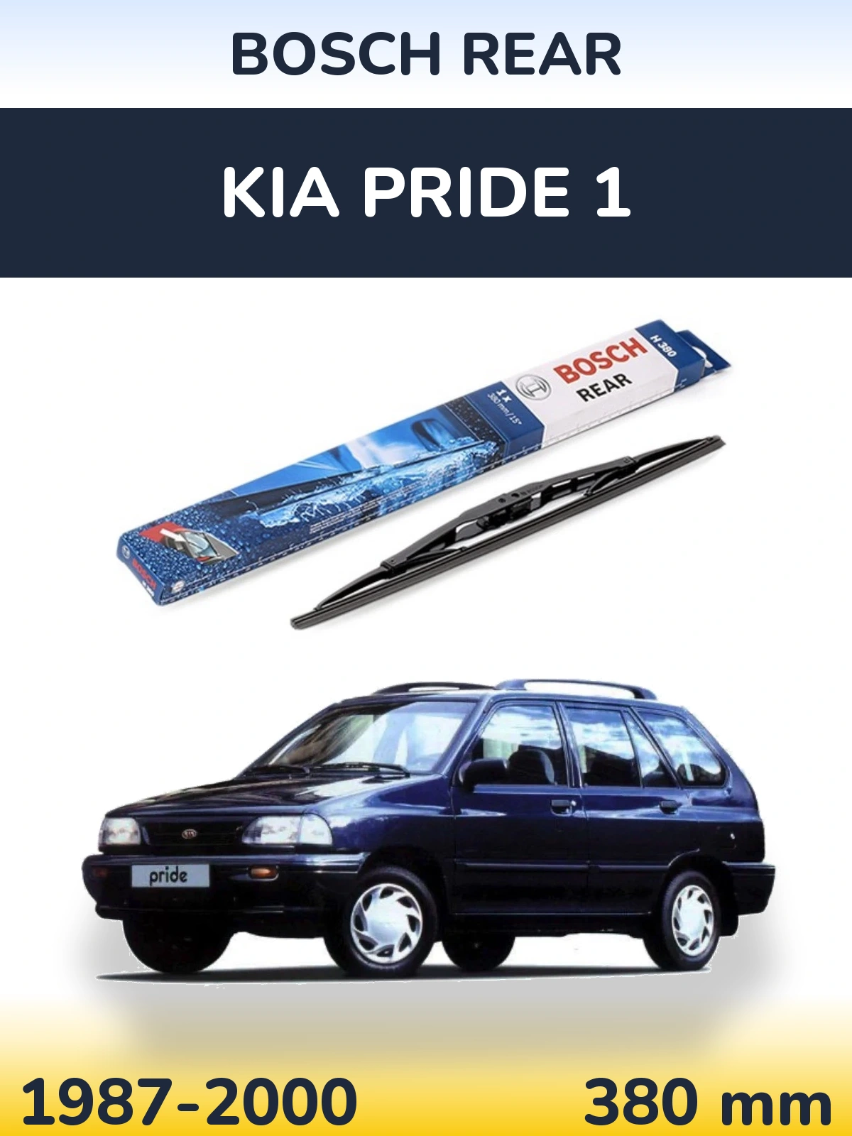 Ștergătoare BOSCH Rear pentru KIA Pride 1
