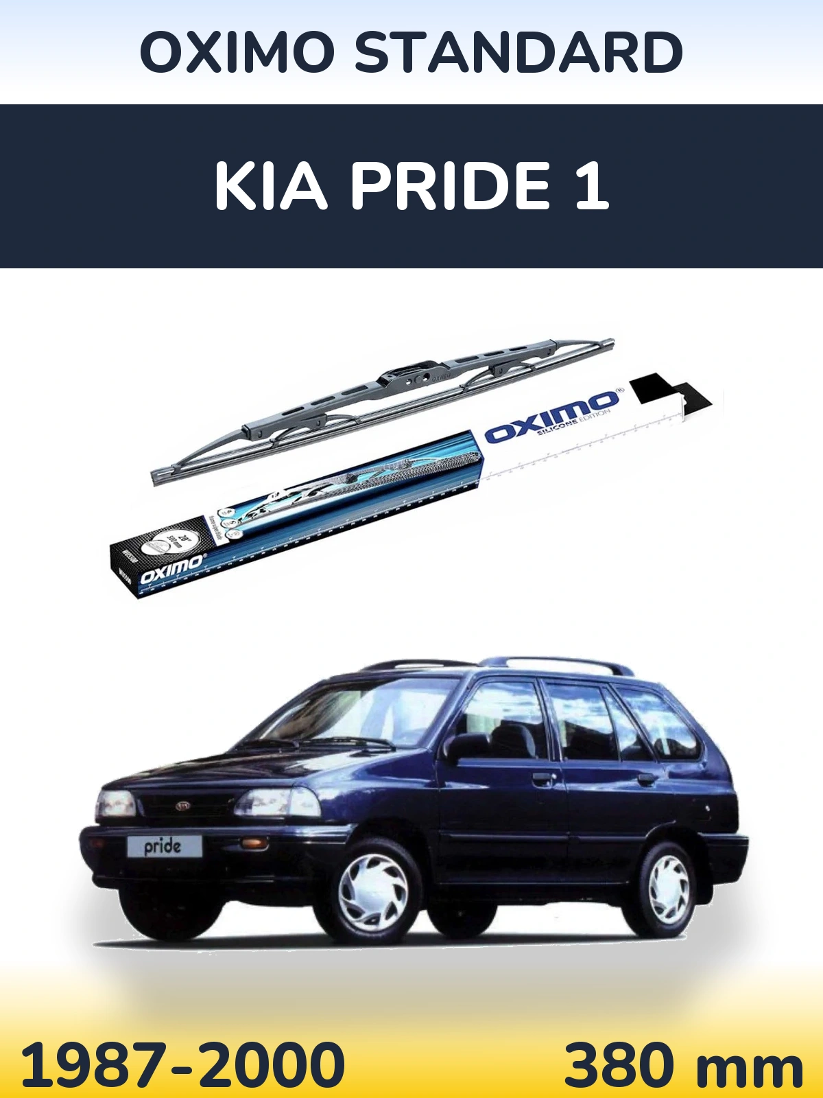 Ștergătoare Oximo Standard pentru KIA Pride 1