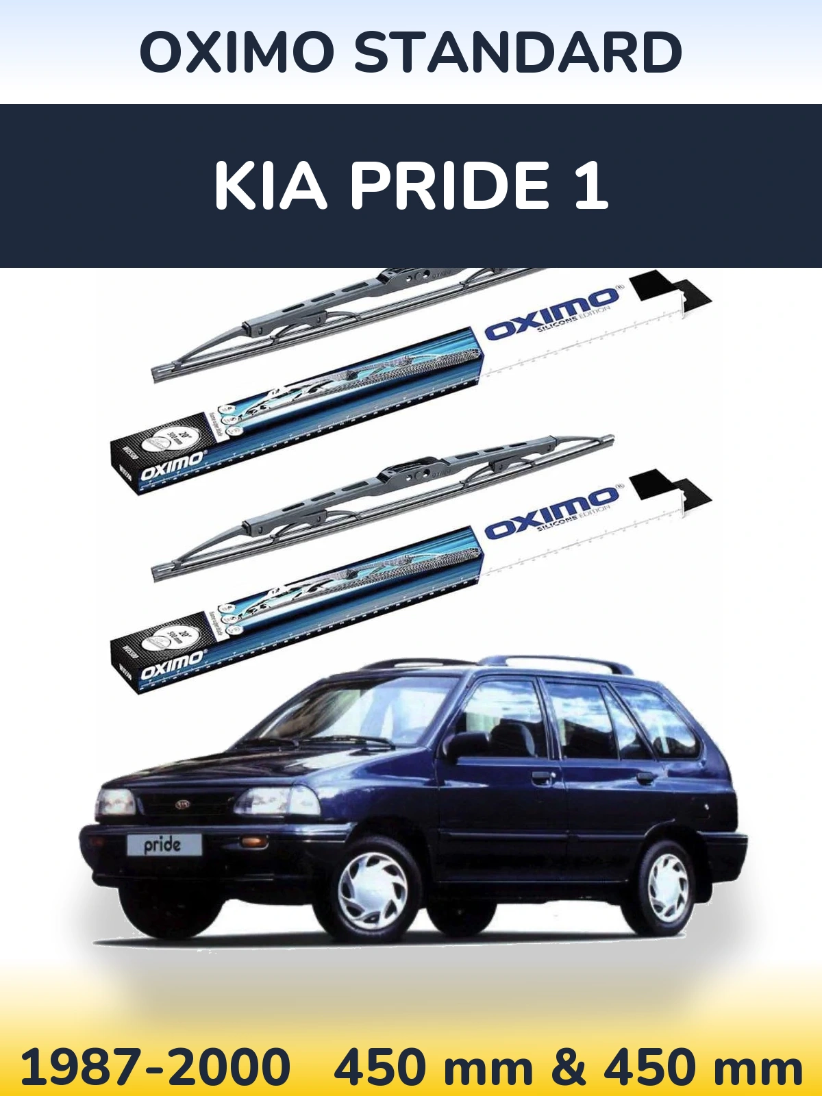 Ștergătoare Oximo Standard pentru KIA Pride 1