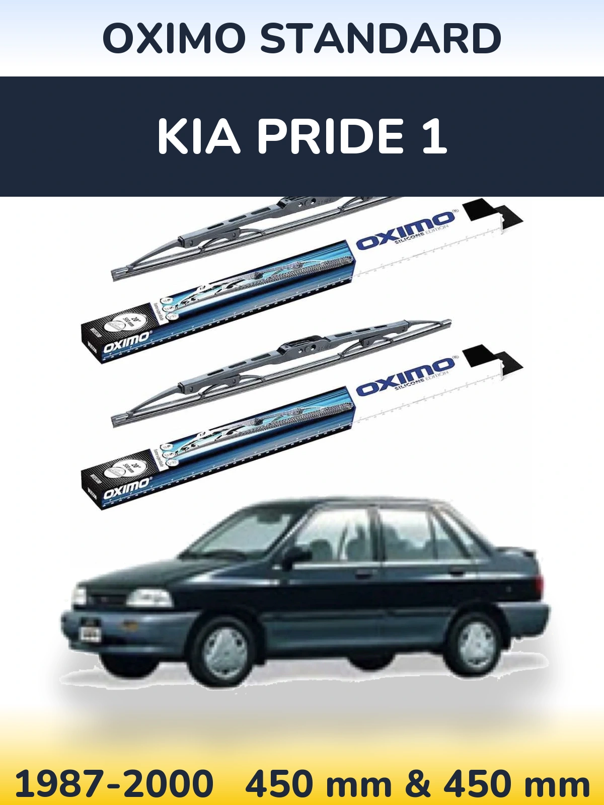 Ștergătoare Oximo Standard pentru KIA Pride 1