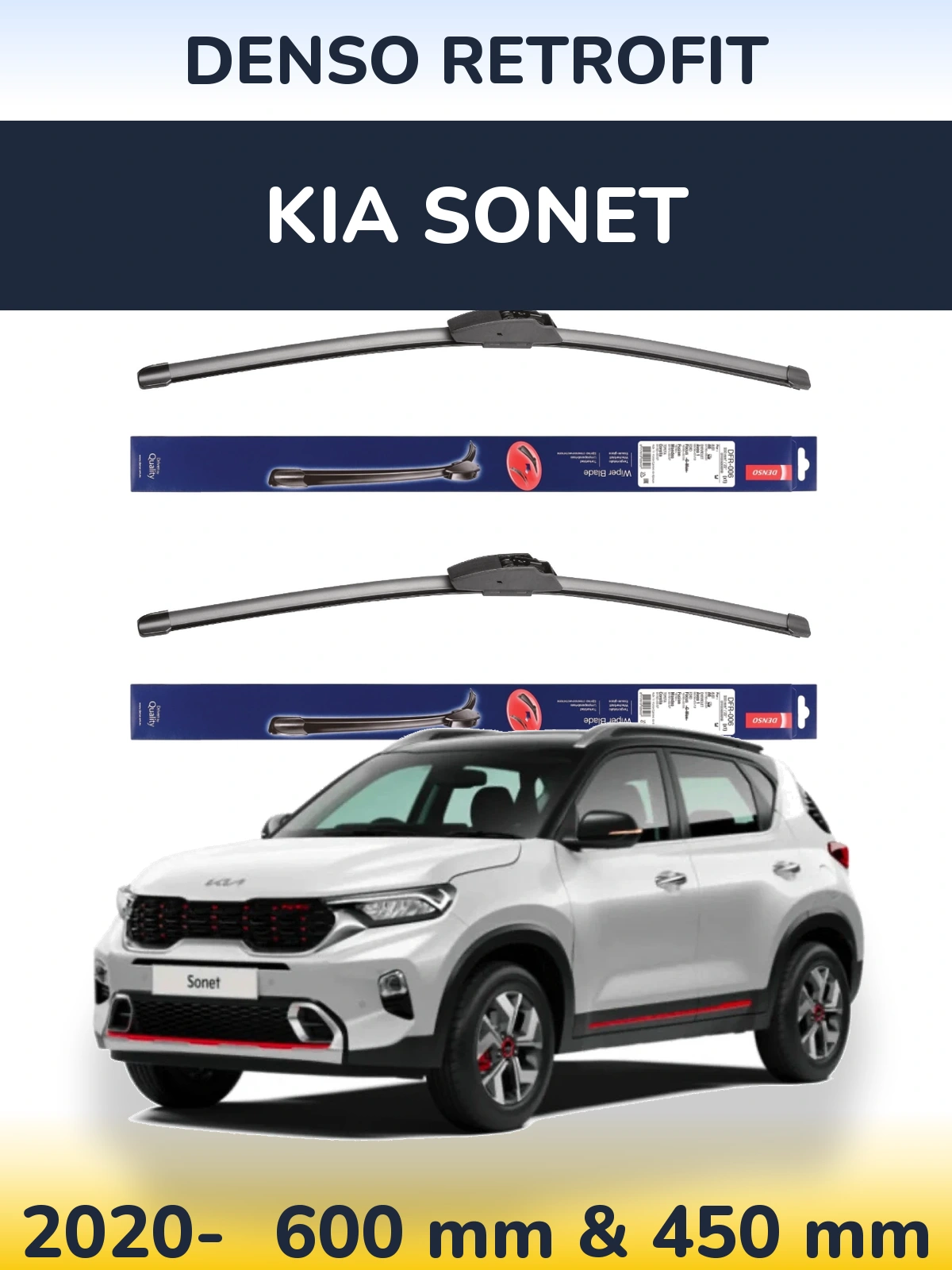 Ștergătoare Denso Retrofit pentru KIA Sonet