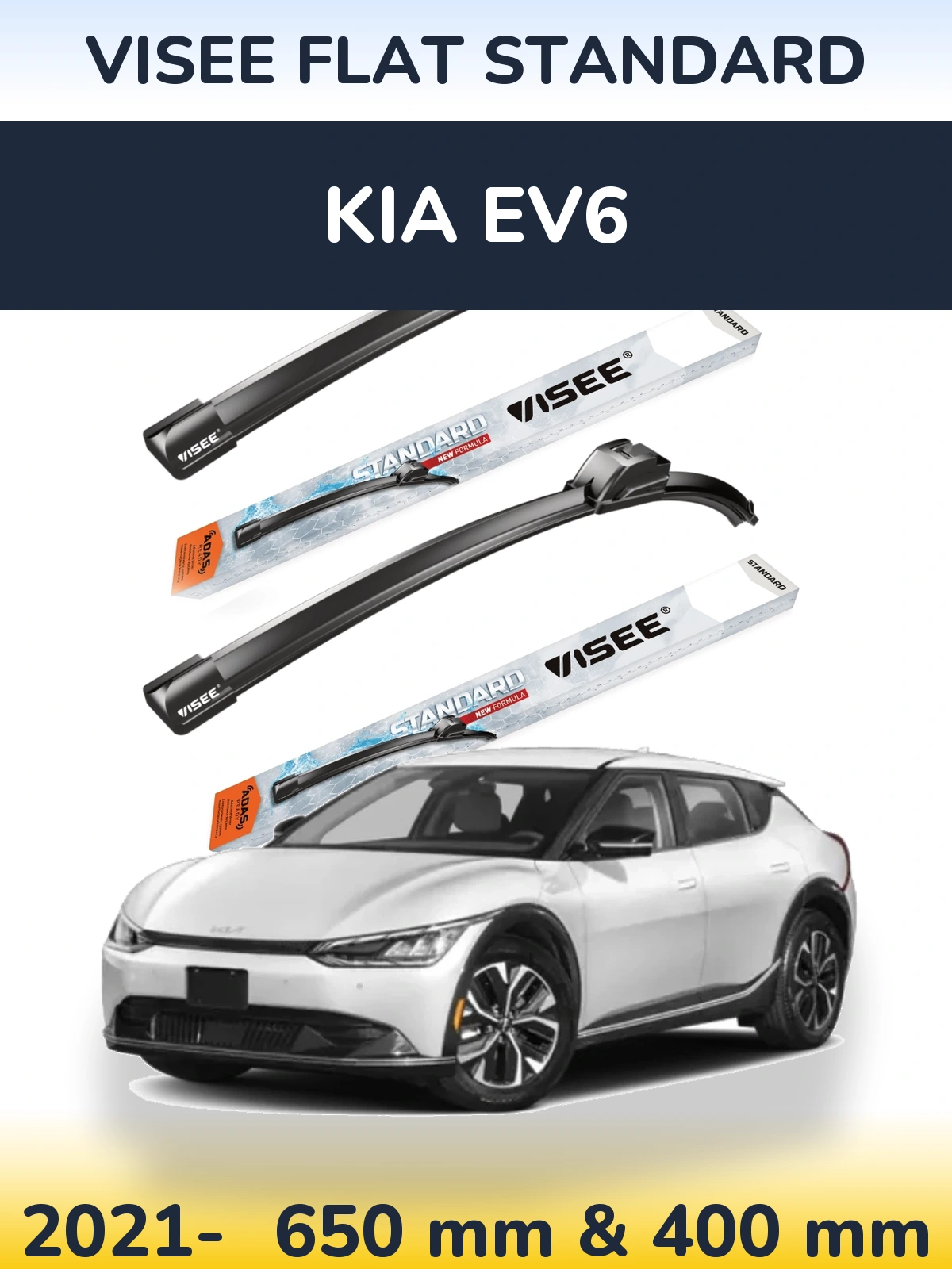 Ștergătoare VISEE FLAT STANDARD pentru KIA EV6