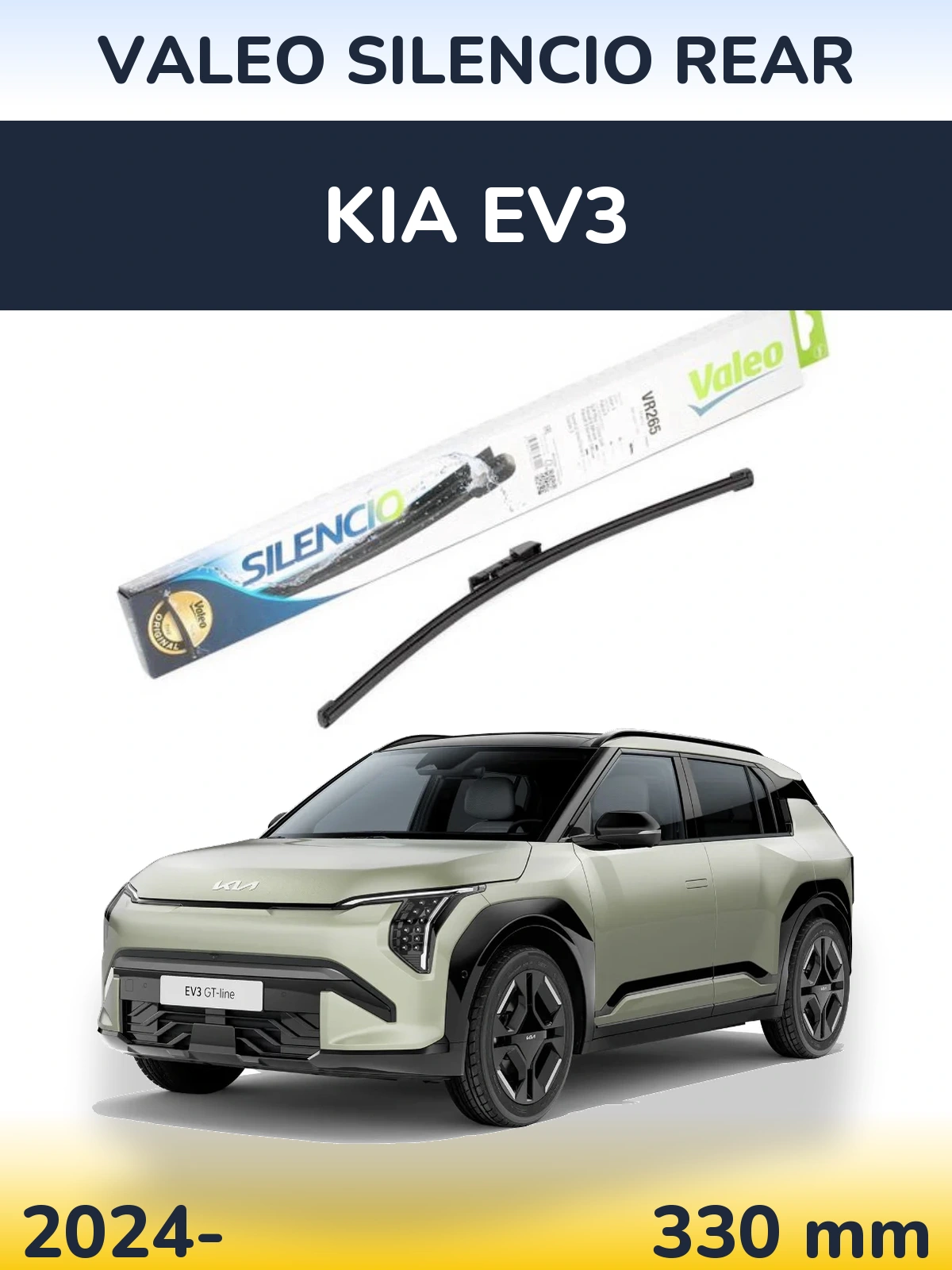 Ștergătoare Valeo Silencio Rear pentru KIA EV3