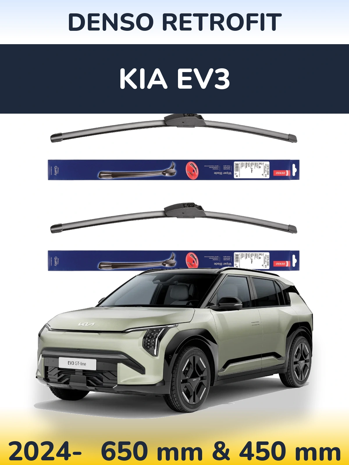Ștergătoare Denso Retrofit pentru KIA EV3
