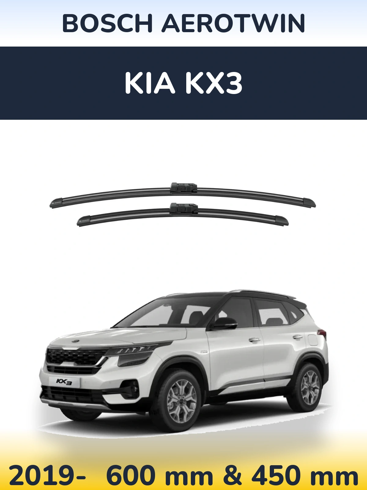 Ștergătoare BOSCH AeroTwin pentru KIA KX3